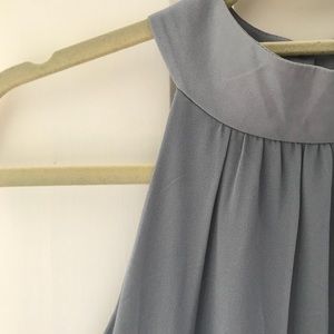 High neck dress!